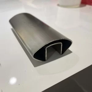 Stainless Steel slotted Oval Eye-Shaped Pipes