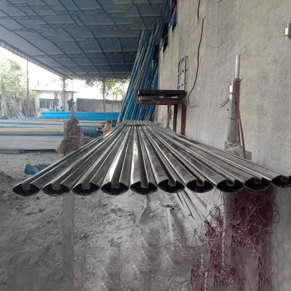 Stainless Steel Oval Eye-Shape Pipe