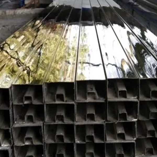 Stainless Steel Slotted Rectangle Pipe