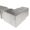 Silver metal corner bracket