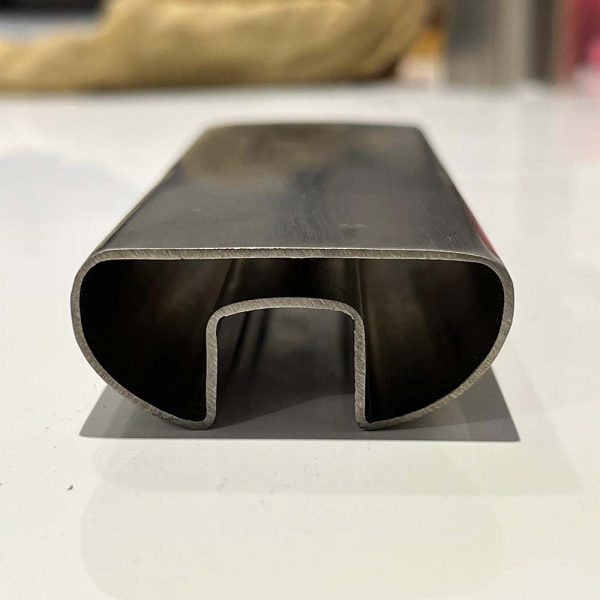 Stainless Steel Slotted D-Shape Pipe