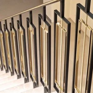 Modern Minimalist Interior Staircase Railing Design